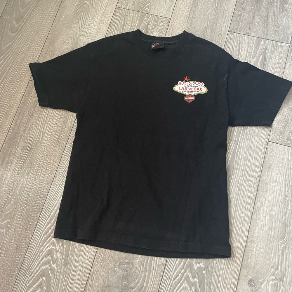 Harley-Davidson skeleton Las Vegas Tee